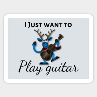 Happy Deer plays Guitar Magnet